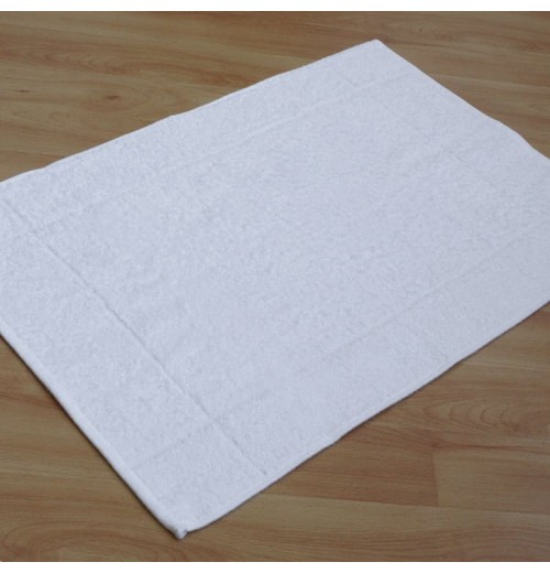 White Imperfect Hotel Snag Free Bath Mat