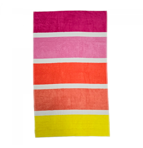 Luxurious Velour Stripe  Beach Towels Imperfect