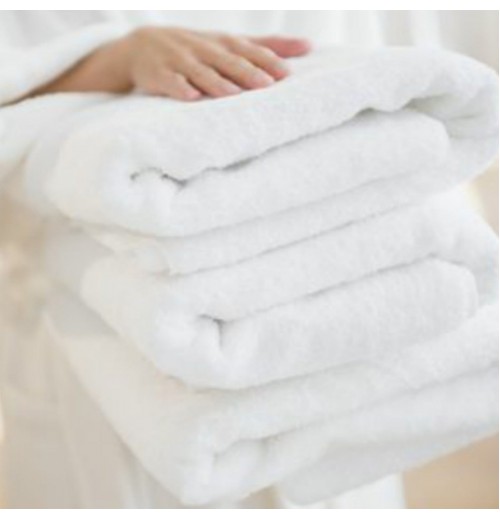 Imperfect Bundle of 20 White Hand Towels