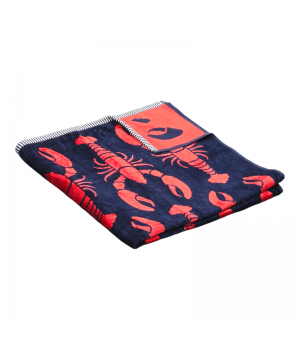 Lobster Luxurious Velour Beach Towel